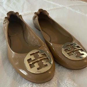 Tory Burch Camel Flats